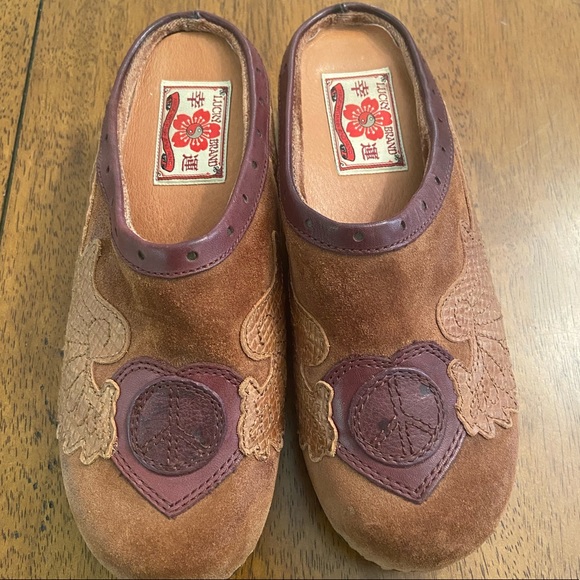 Lucky Brand Wooden Clogs / Mules. - Picture 3 of 6